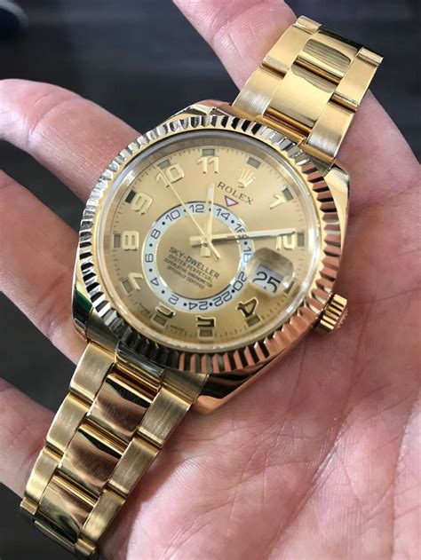 rolex sky dweller 2018 gold|Rolex Sky-Dweller gold 2021.